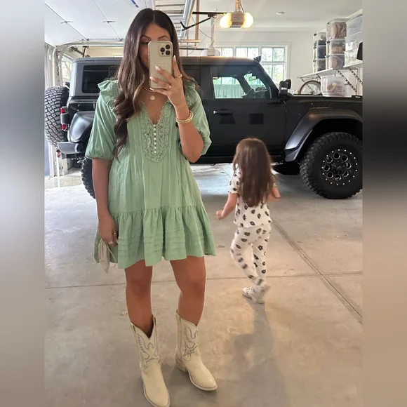 NWT Free People Elora Mini Dress - Picture 7 of 7